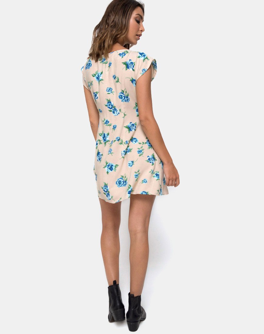Image of Trisemi Kleid in Rosenblütenblau