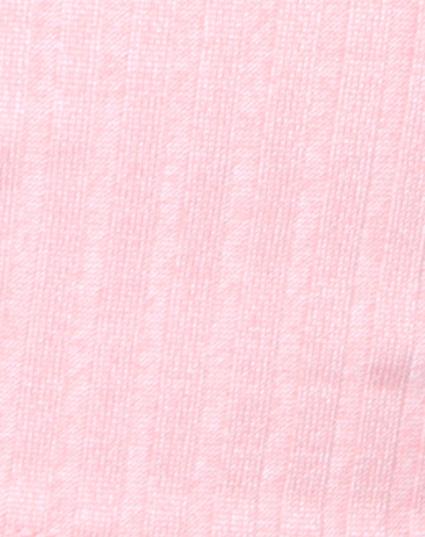 Bild von Tube Top in Ribbed Blush