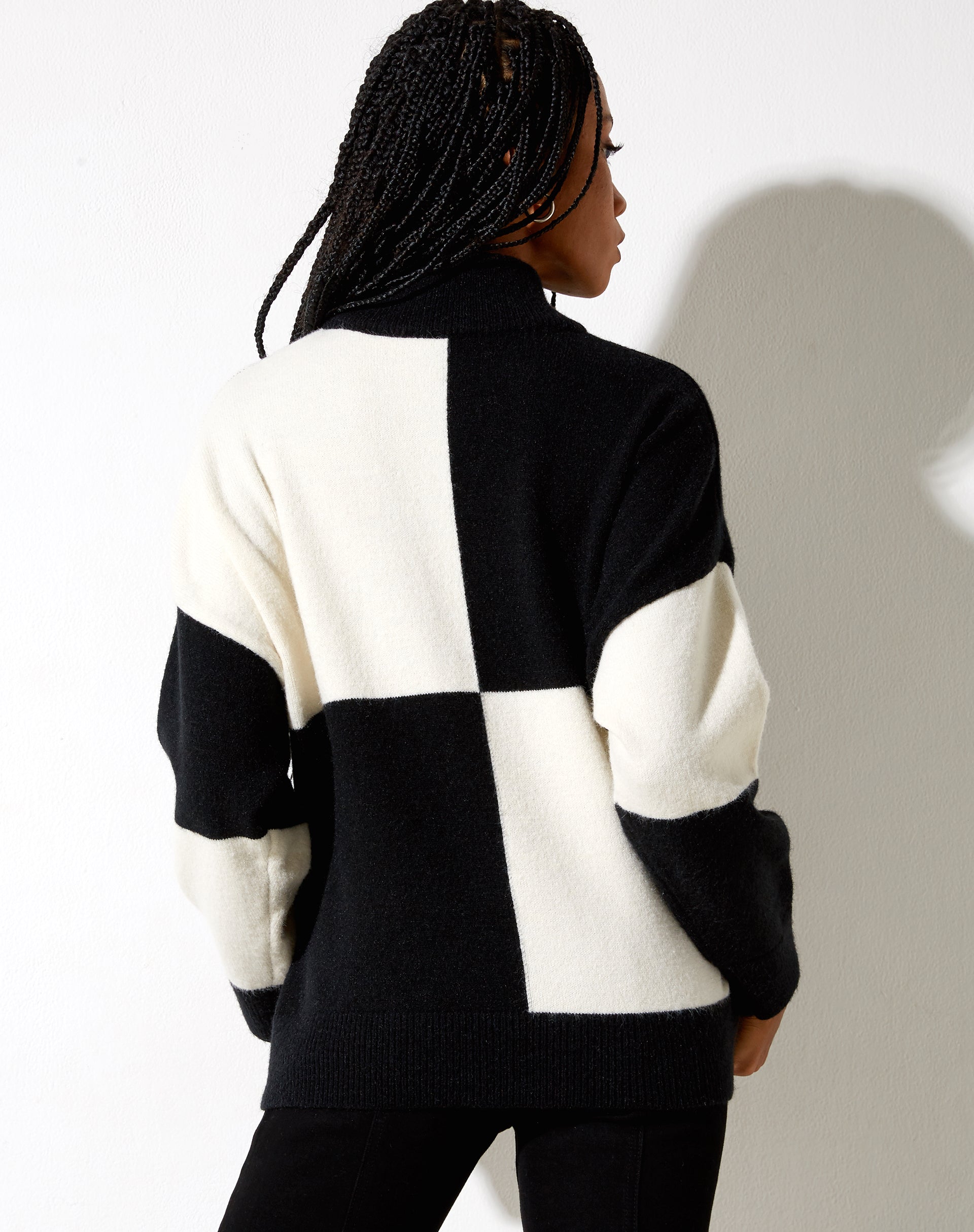 Image of Tusca Sweatshirt in Schwarz und Creme