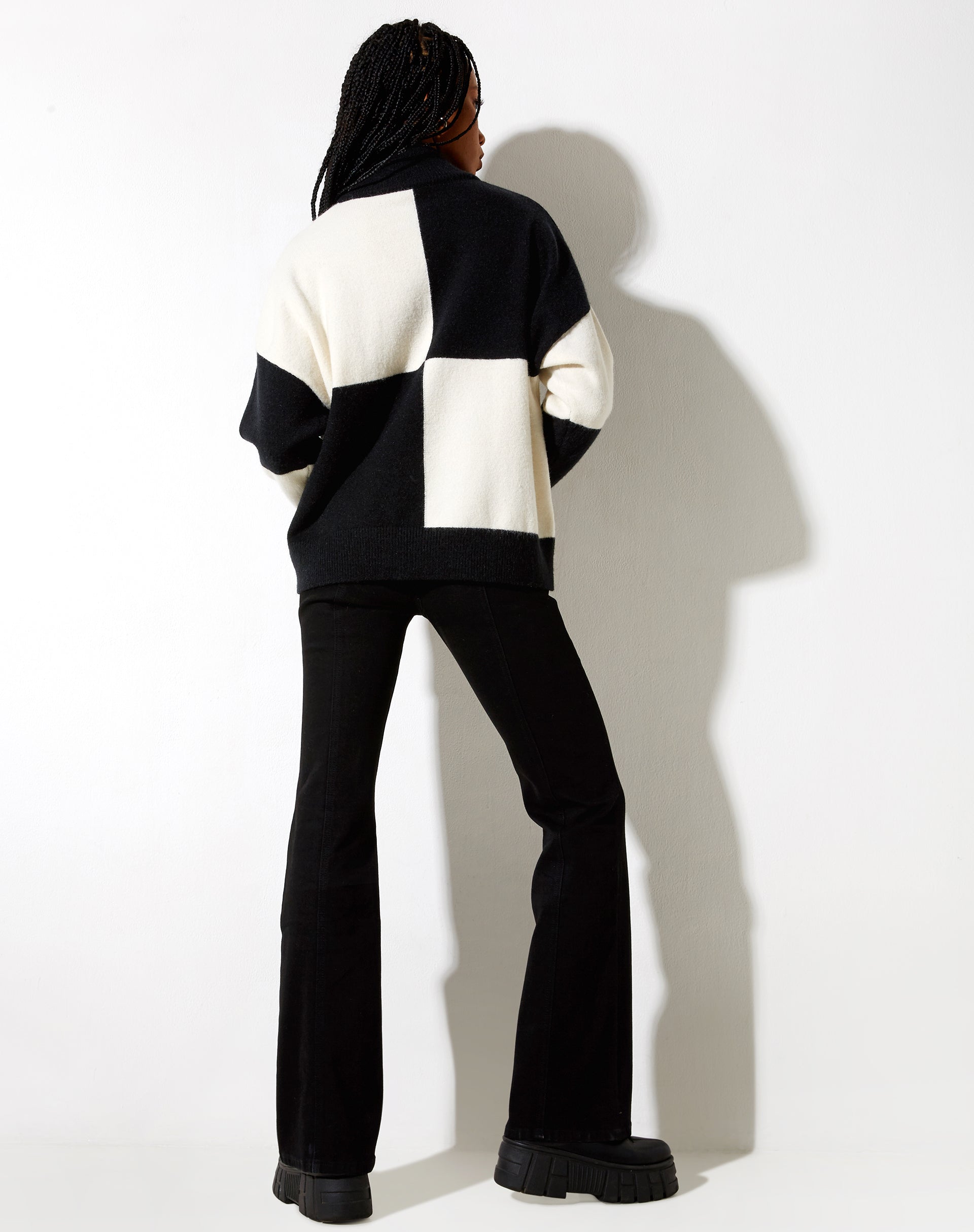 Image of Tusca Sweatshirt in Schwarz und Creme