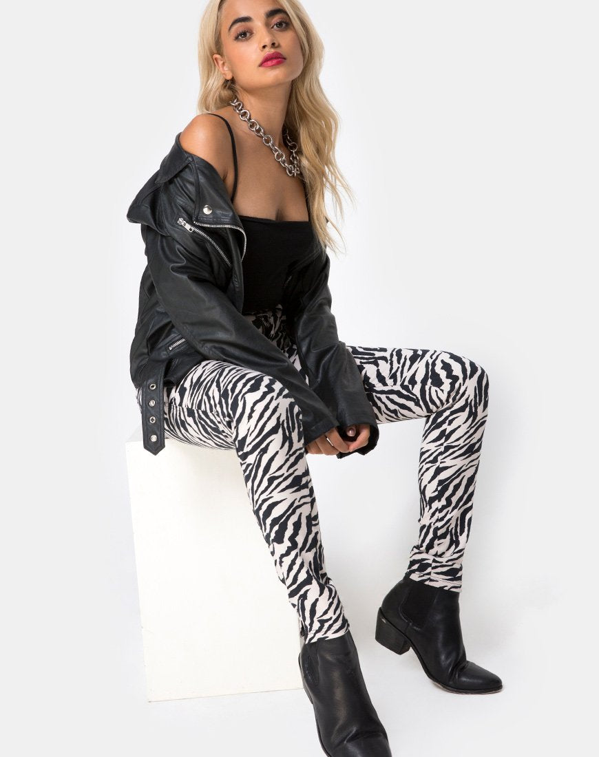 Ultimative Jeans in 90er-Jahre-Zebra