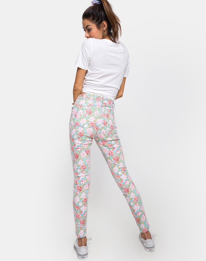 Bild von Ultimate Jean in Bloom Floral Blue Base