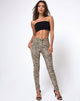Bild von Ultimate Jeans in Rar Leopard Brown