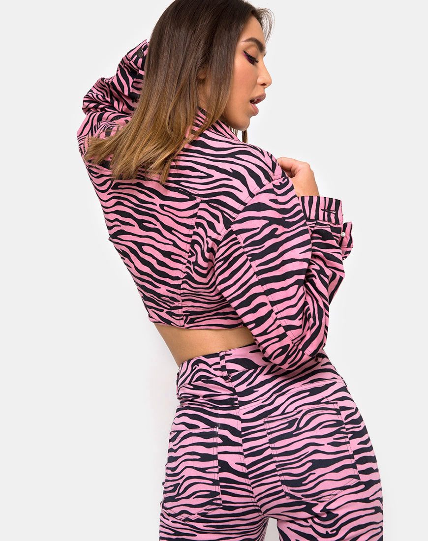 Ultimative Jeans in Zip's Zebra Pink