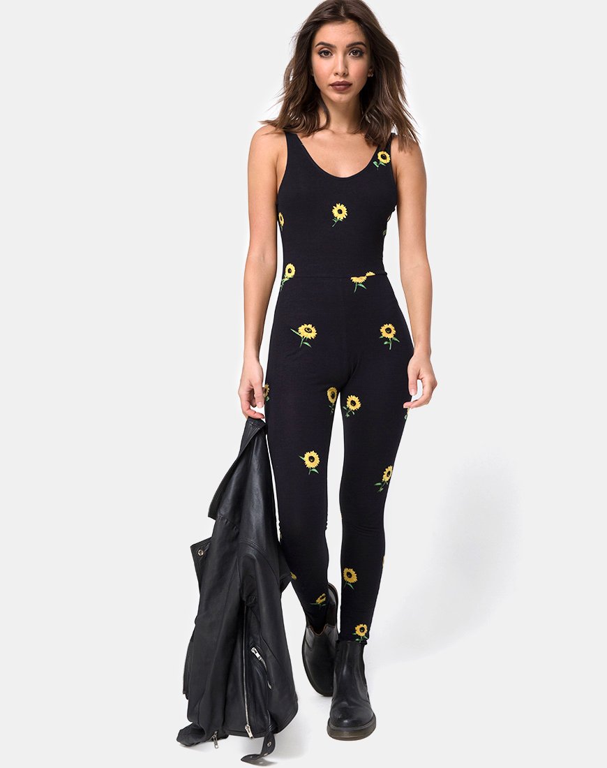 Bild von Unitard in Ditsy Sunflower