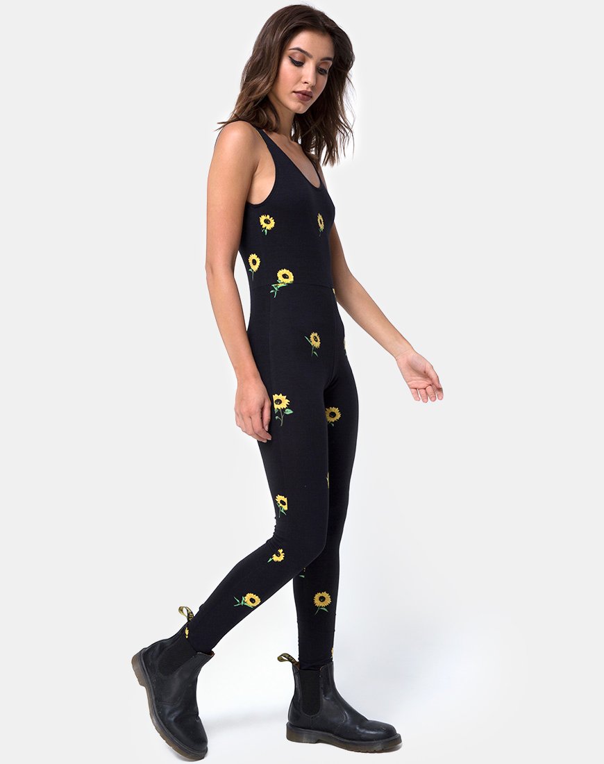 Bild von Unitard in Ditsy Sunflower