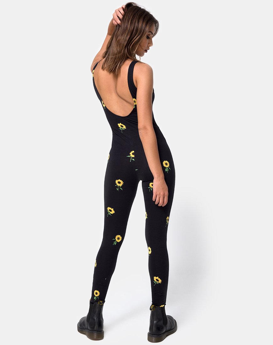Bild von Unitard in Ditsy Sunflower
