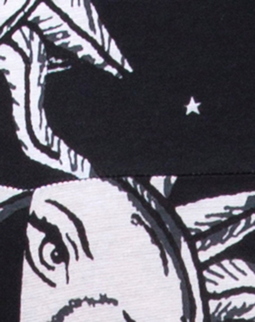 Bild von Unitard in Übergröße Sonne Mond und Sterne
