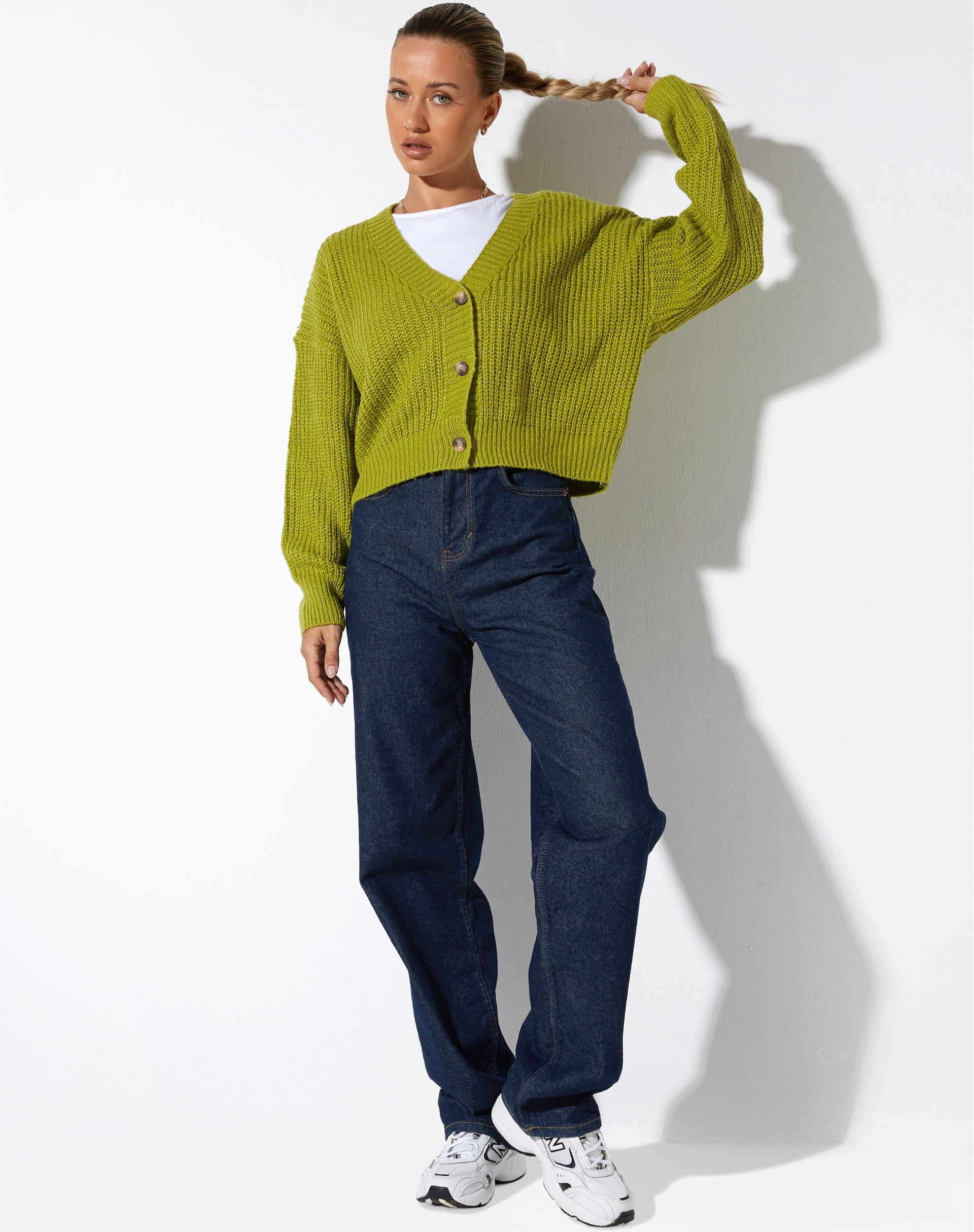 Bild von Faya Cardigan in Knit Sour Apple