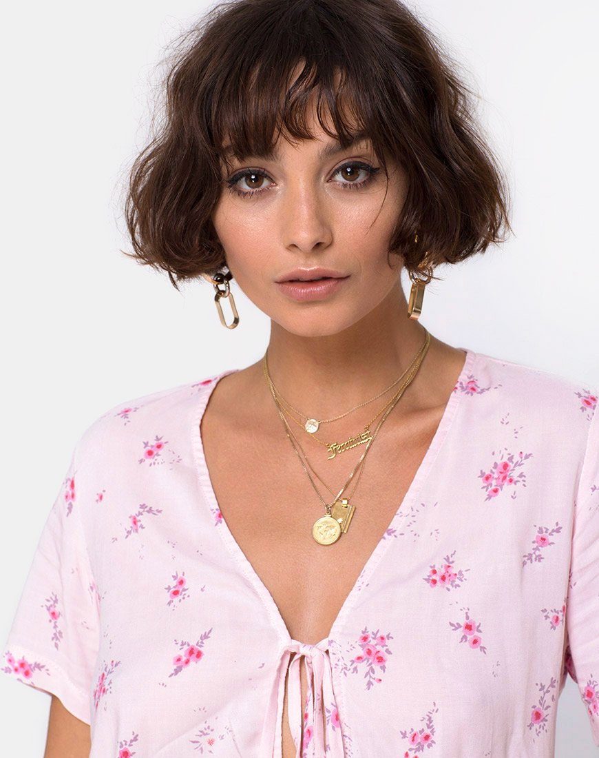 Bild von Vacoal Bluse in Forget Me Not Floral Pink
