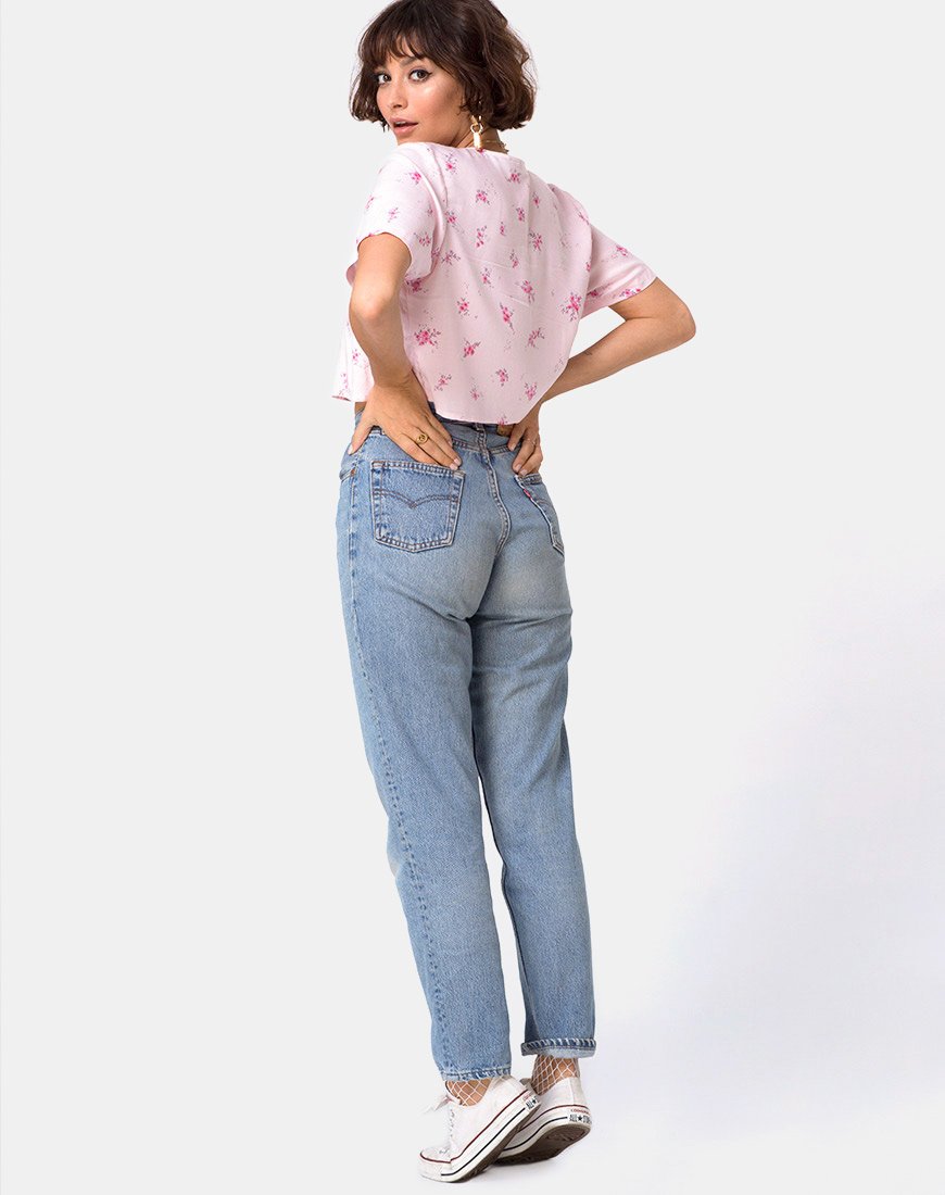 Bild von Vacoal Bluse in Forget Me Not Floral Pink