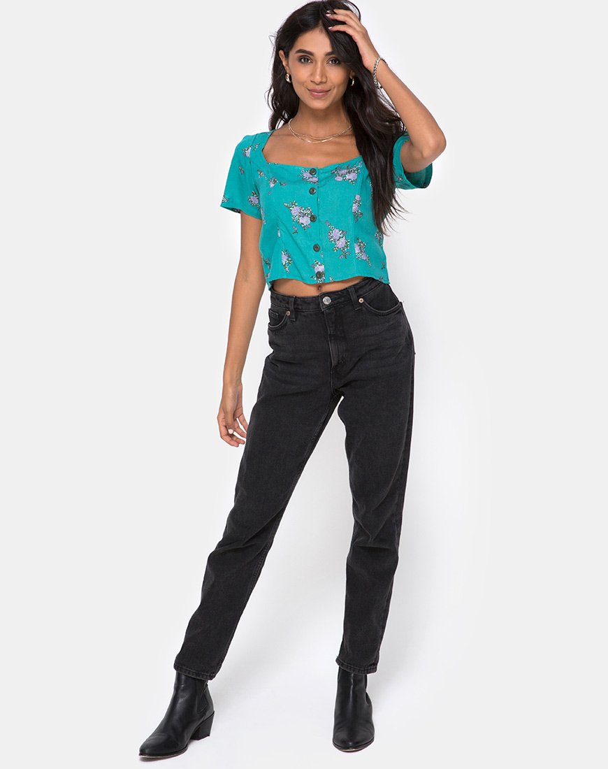 Image of Valza Top in Soi Rose Grün
