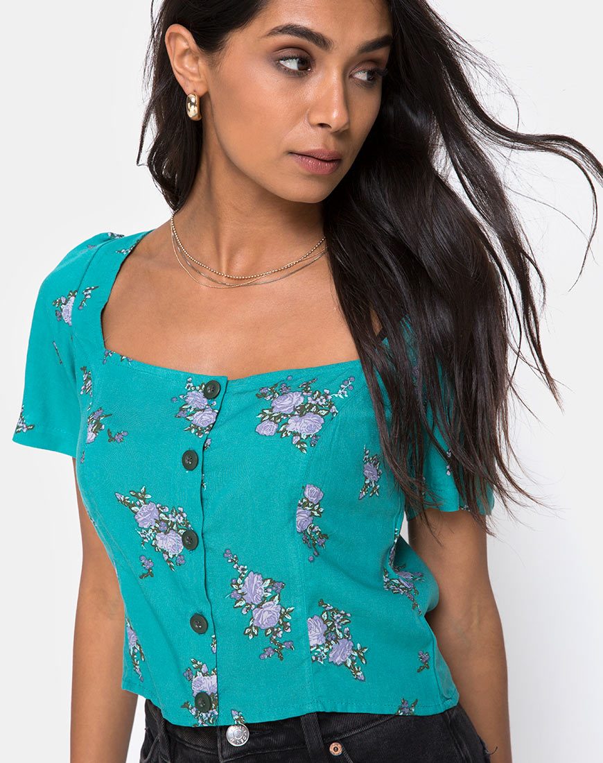 Valza Top in Soi Rose Grün