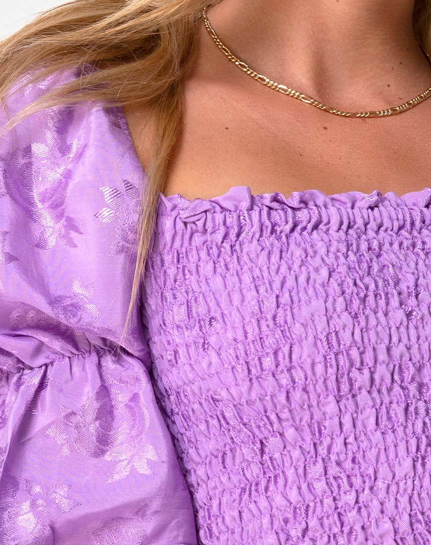 Bild von Velina Top in Satin Rose Lilac