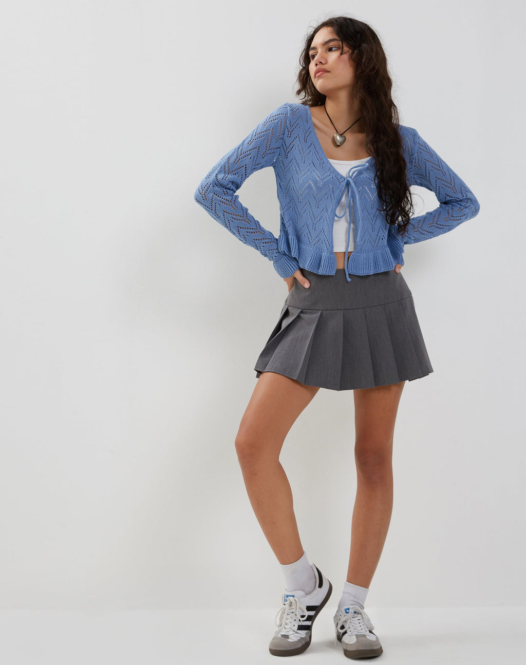 Vella Cardi in Eisblau