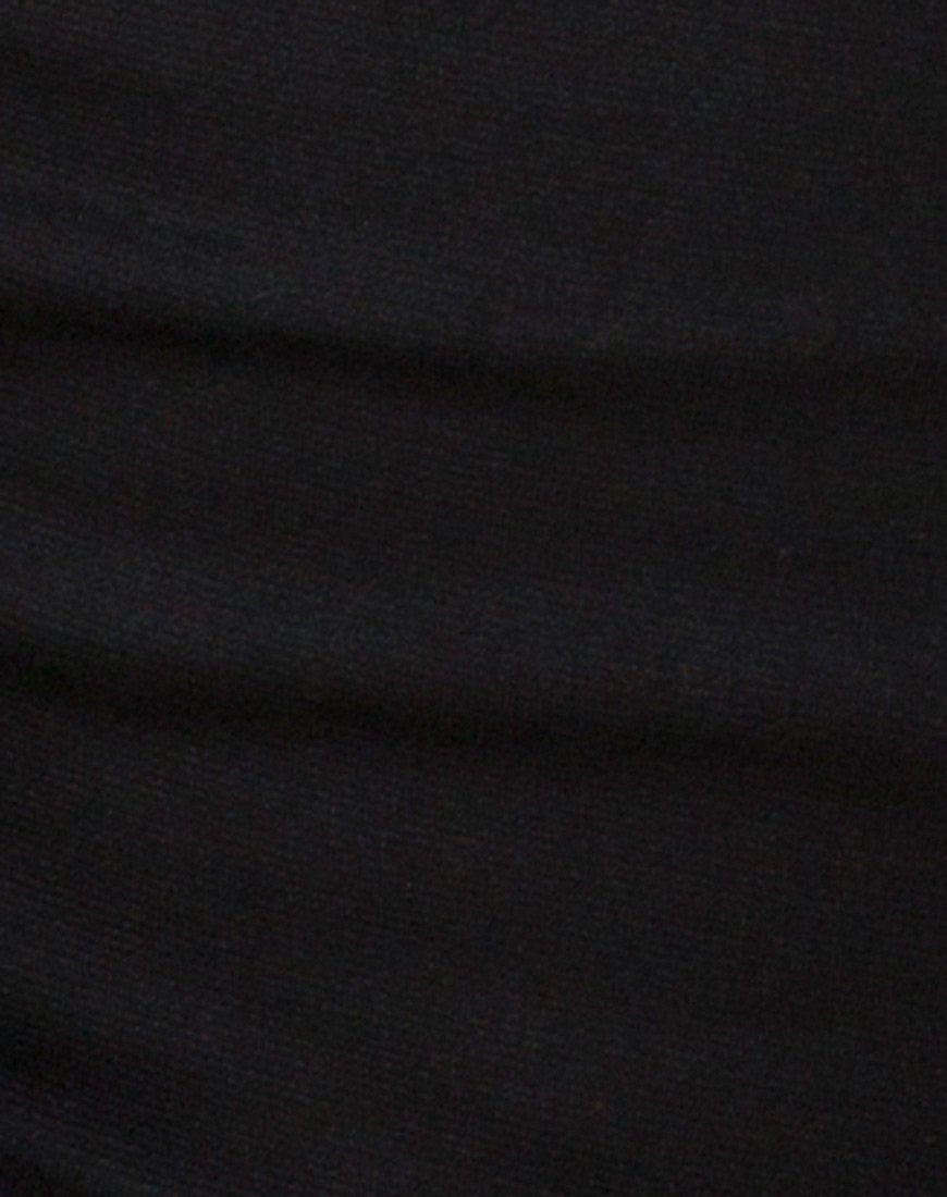 Bild von Venchy Bodycon Kleid in Diamante Ring Schwarz