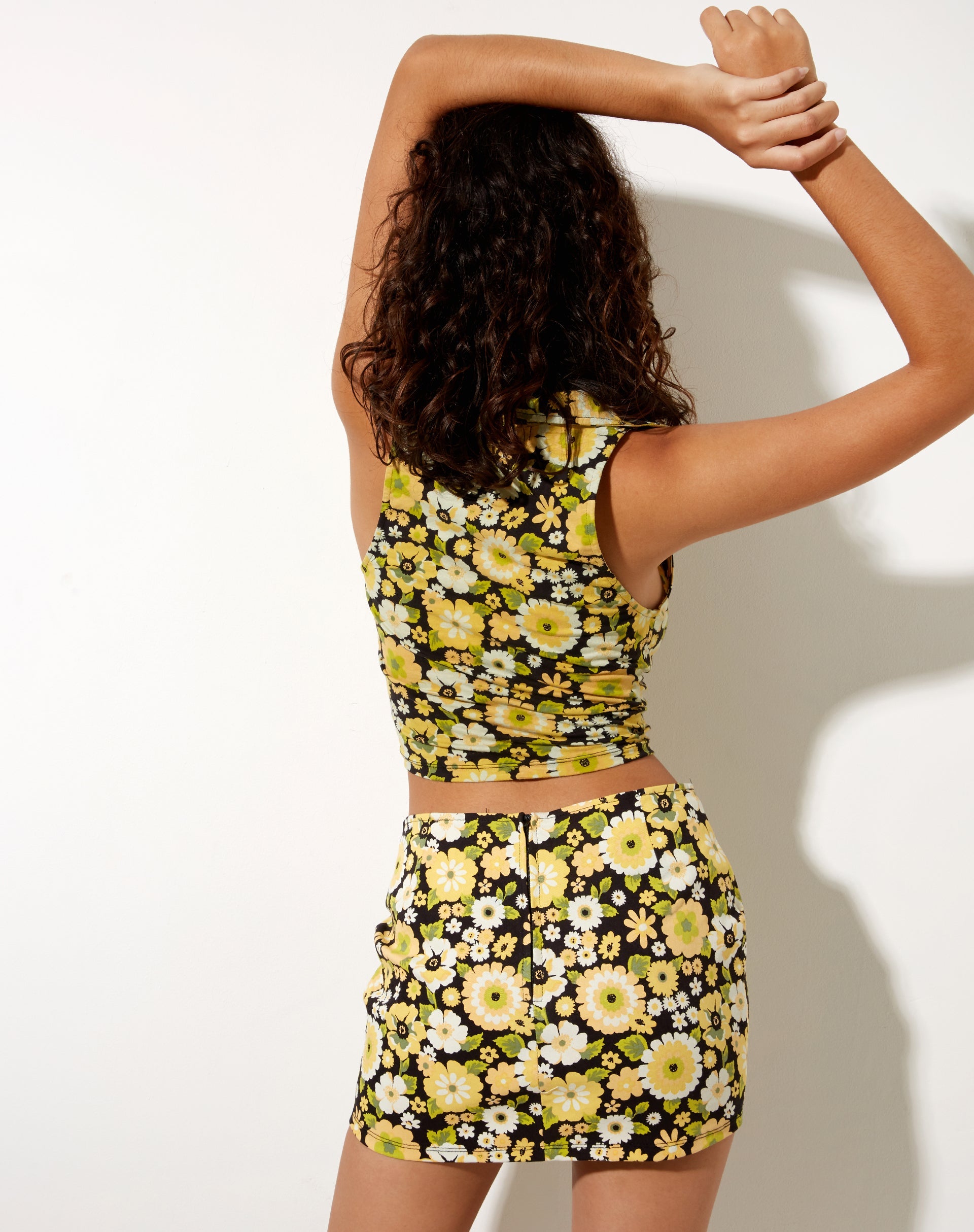 Bild von Ima Minirock in Retro Floral