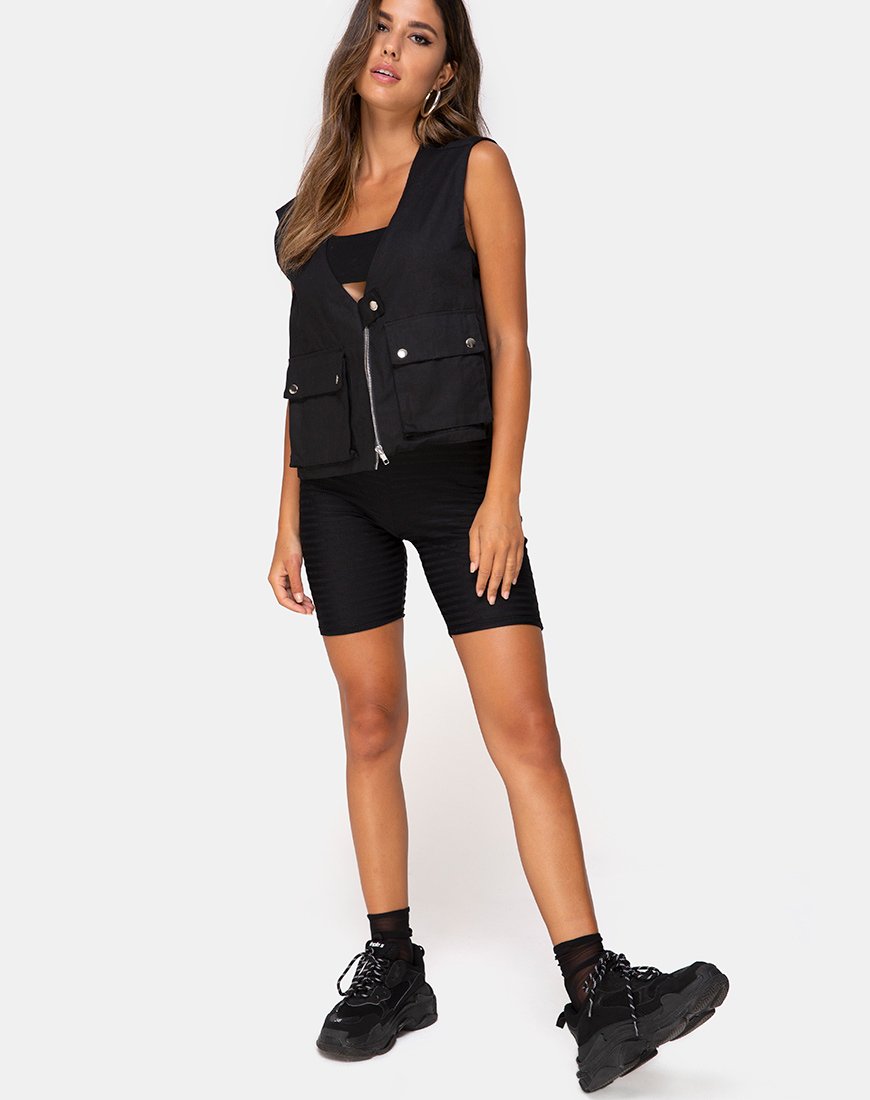 Image von Vest Top Schwarz
