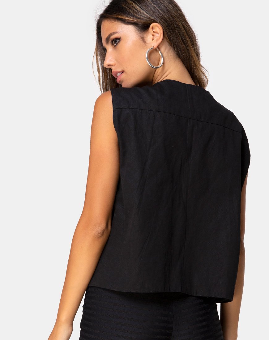 Vest Top Schwarz