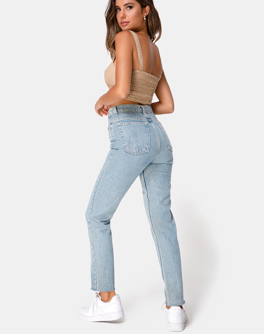Bild von Viben Crop Top in Taupe