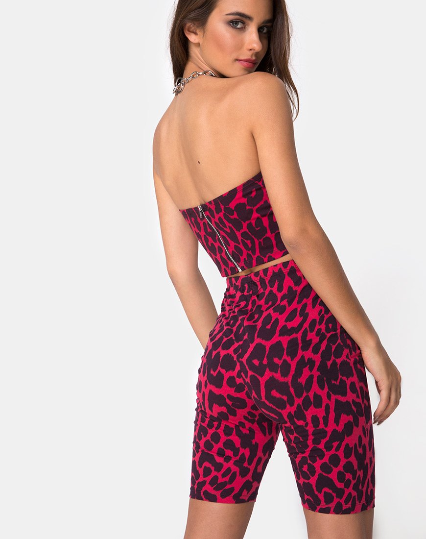 Villy Top in Übergröße Jaguar Rot