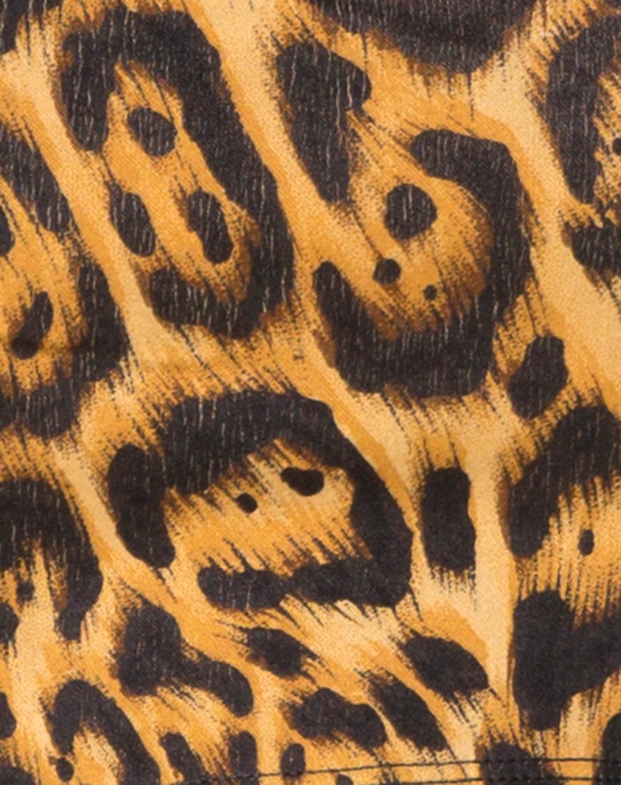 Bild von Hilly High Waist Hot Pant in Leopard