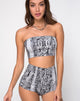 Image der Hilly Hot Pant mit Schlangenprint