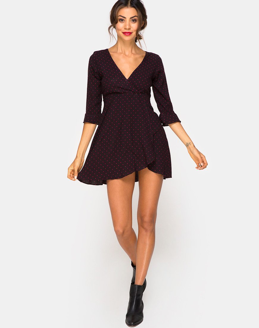 Image of Vinon Kleid in Cuban Dot Rot