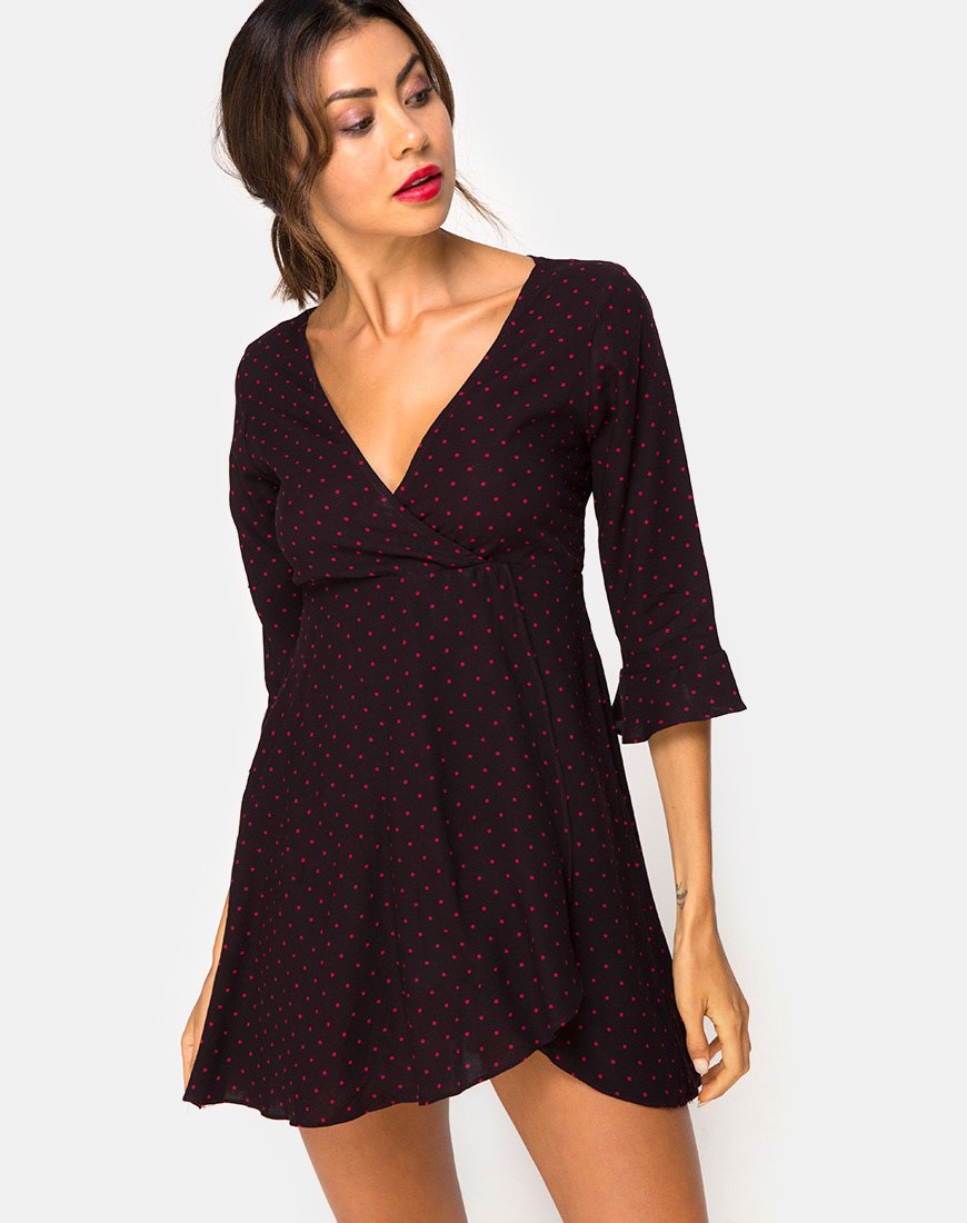 Image of Vinon Kleid in Cuban Dot Rot