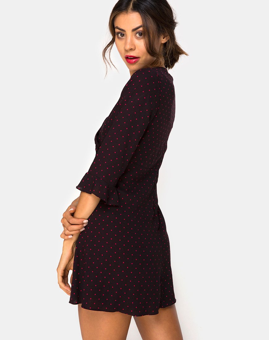 Image of Vinon Kleid in Cuban Dot Rot