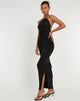 Bild von Virnilia Maxikleid mit Neckholder in Schwarz