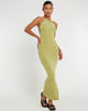 Image of Virnilia Maxikleid mit Neckholder in Limette