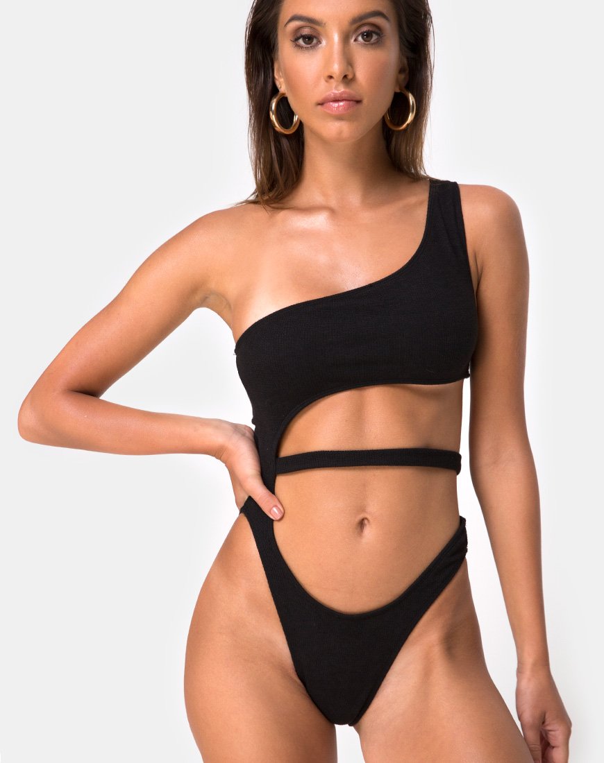 Image of Vixie Badeanzug in Schwarz