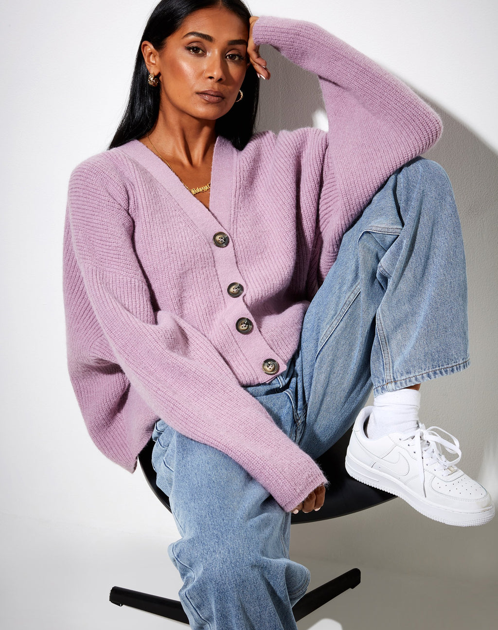 Wallace Cardi in staubigem Flieder