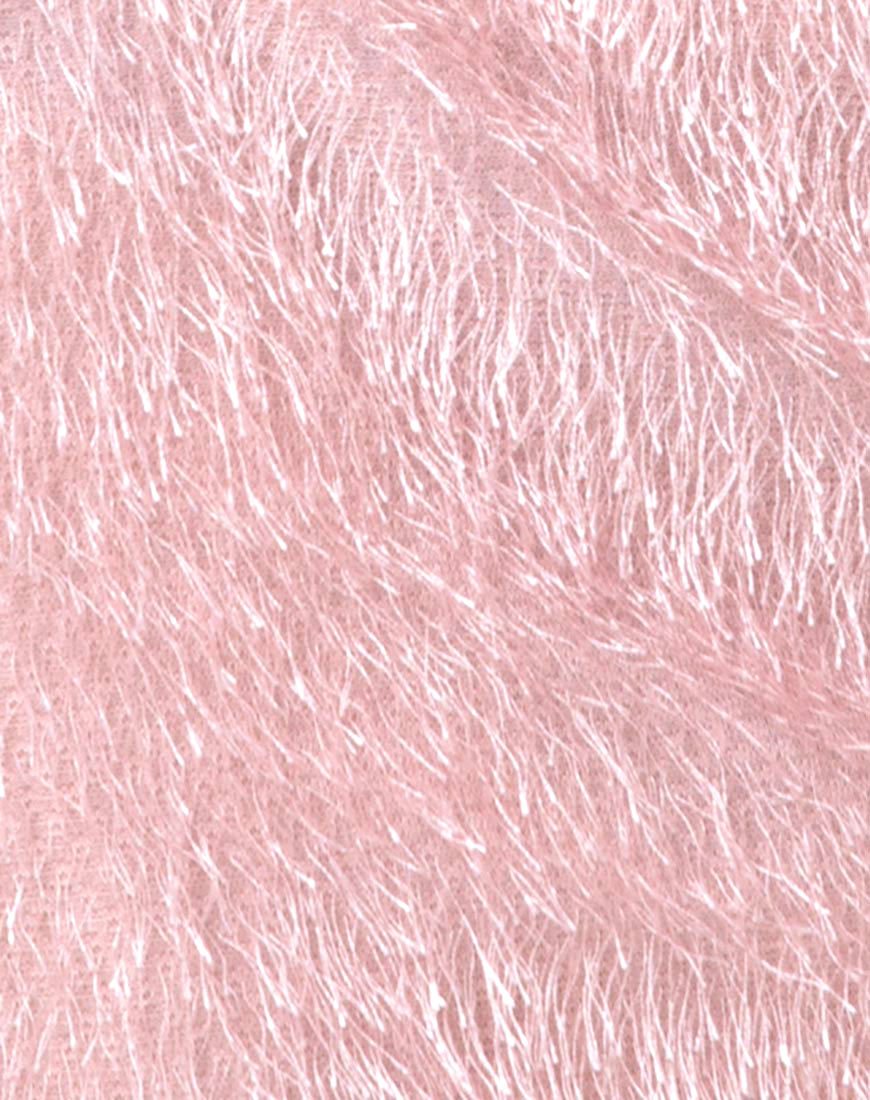 Bild von Weaver High Waist Rock in Fransen Sugar Pink
