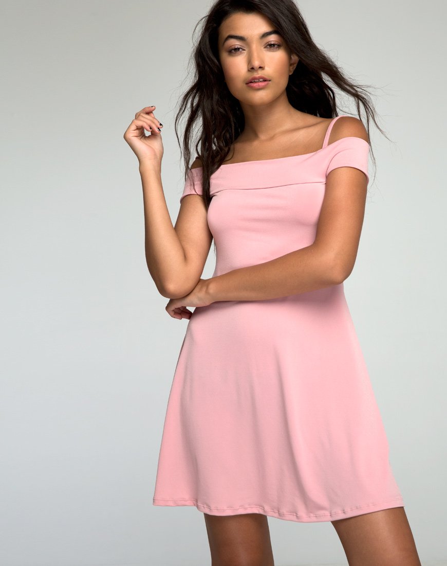 Widuri Skater-Kleid in Blush
