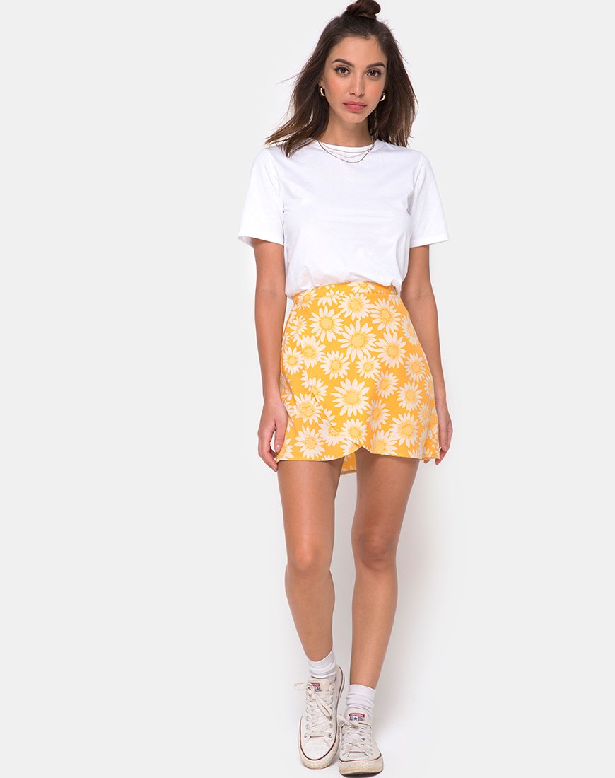 Image of Derla Wickelrock in Sunkissed Floral Gelb