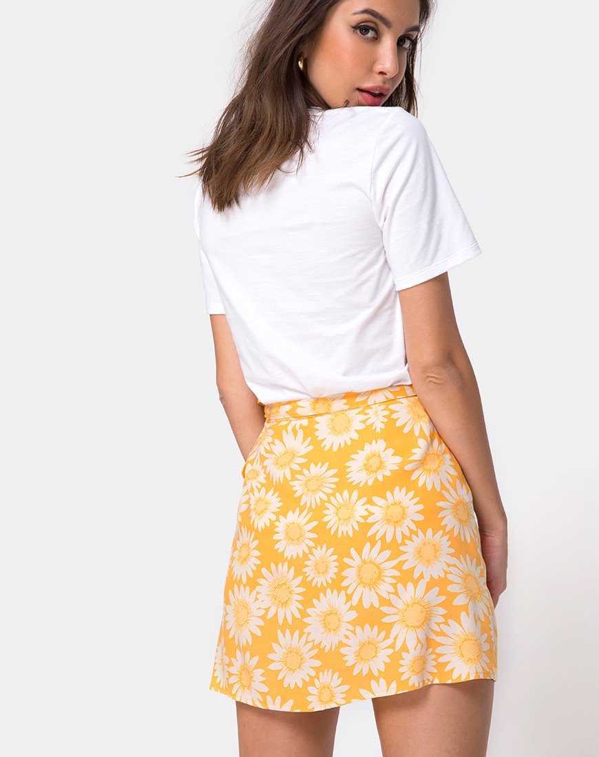 Image of Derla Wickelrock in Sunkissed Floral Gelb