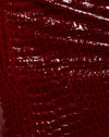 Kroko PU Burgund