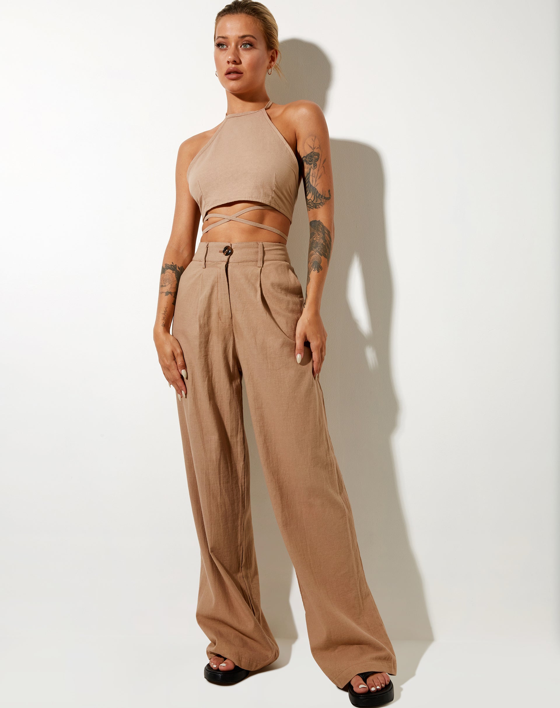 Image der Levo-Hose in Rami Biscuit