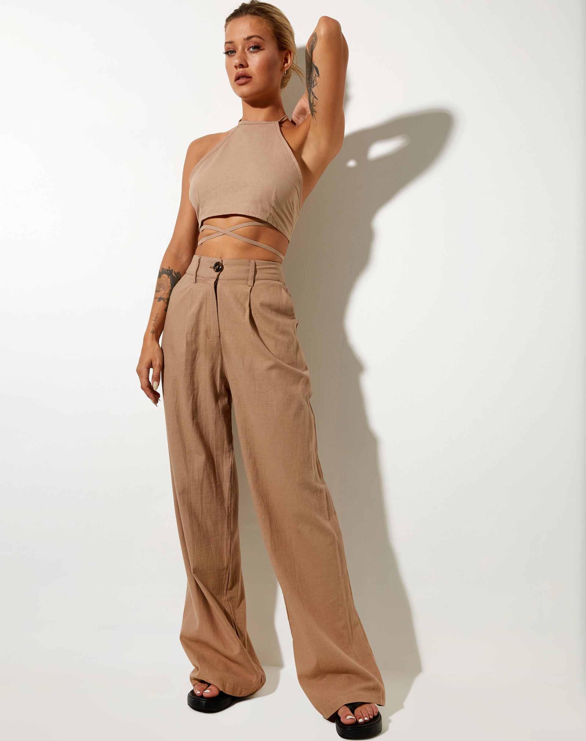 Image der Levo-Hose in Rami Biscuit