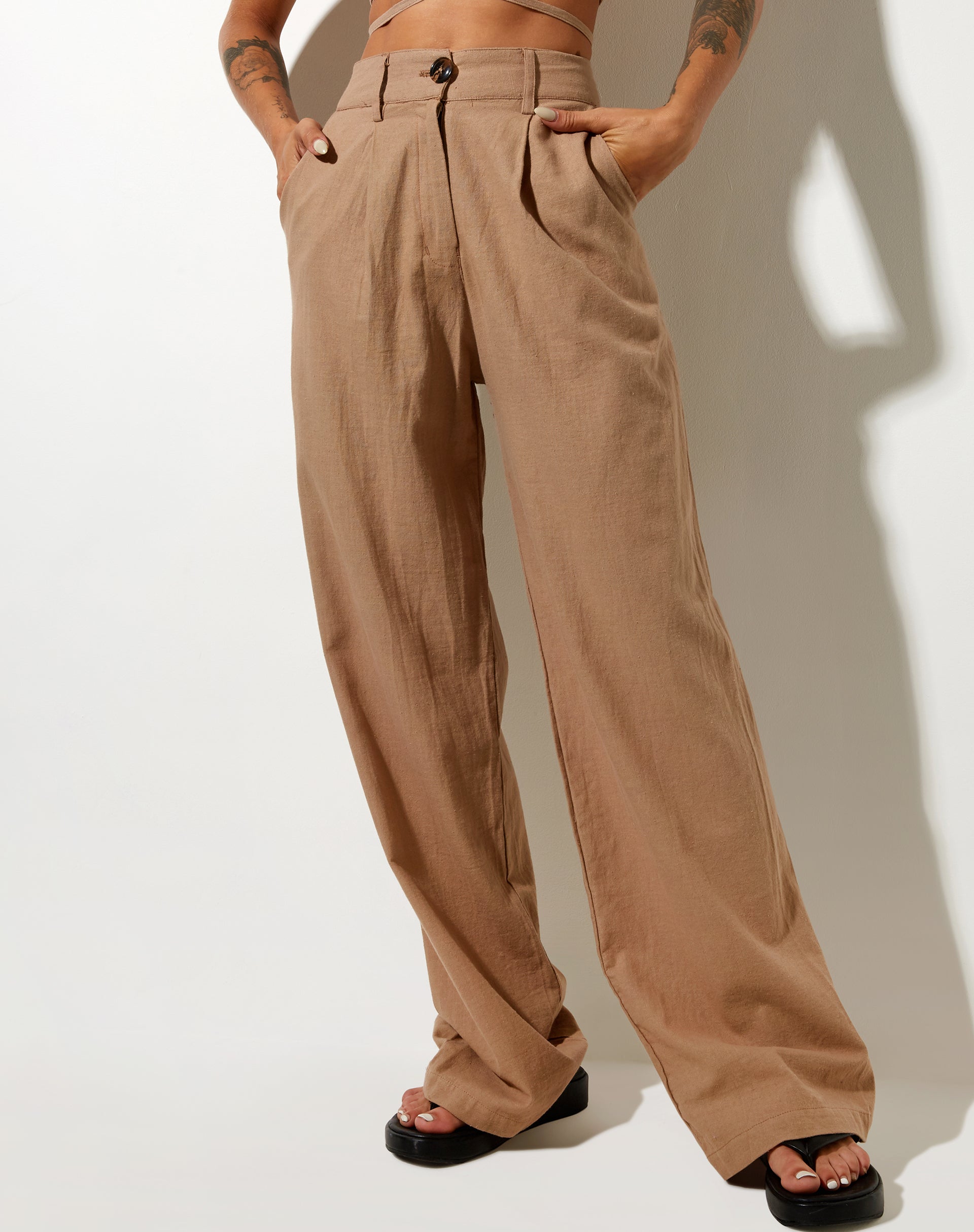 Image der Levo-Hose in Rami Biscuit