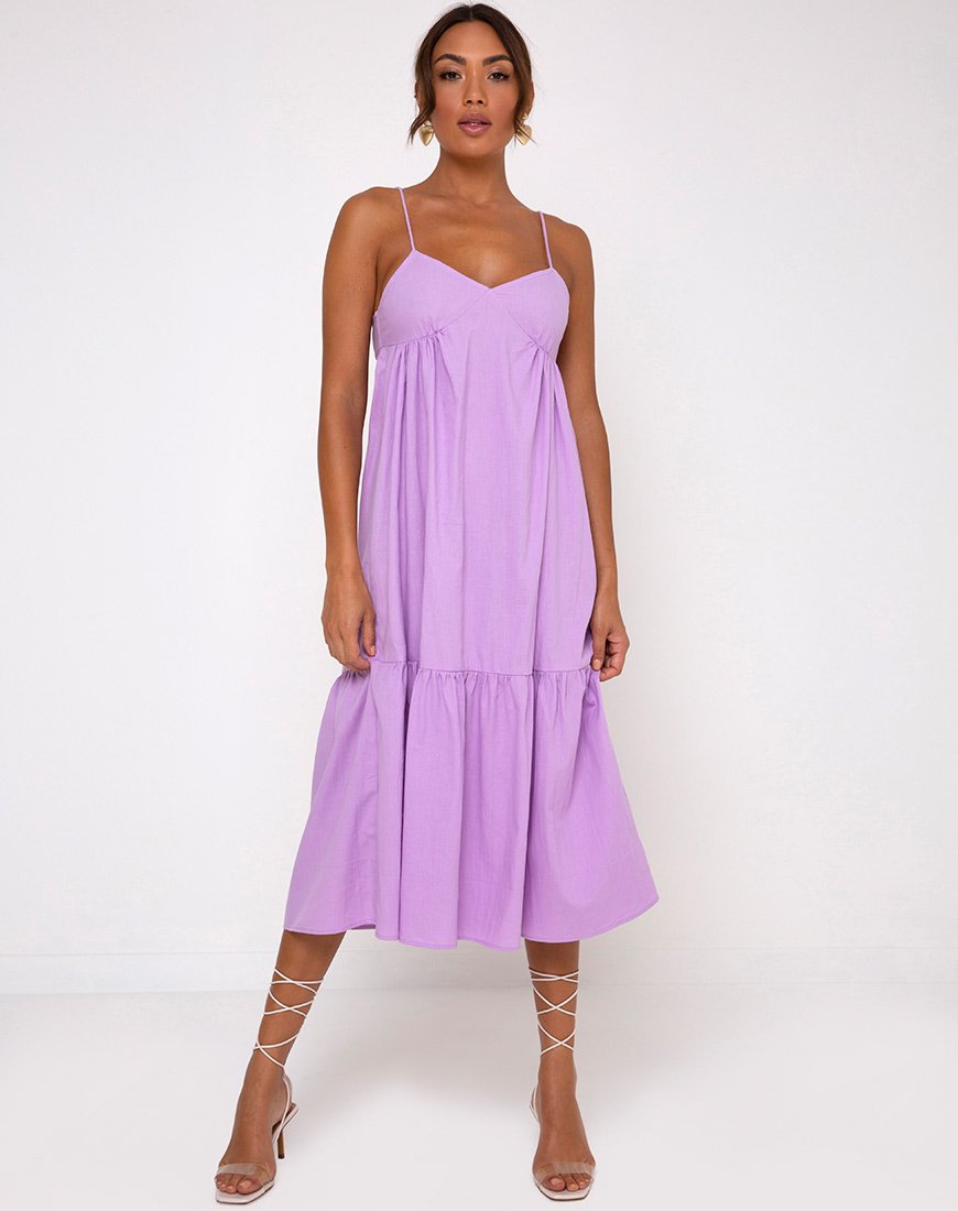 Image von Xier Midikleid in Flieder