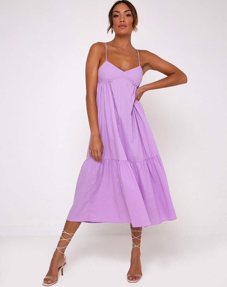 Xier Midikleid in Flieder