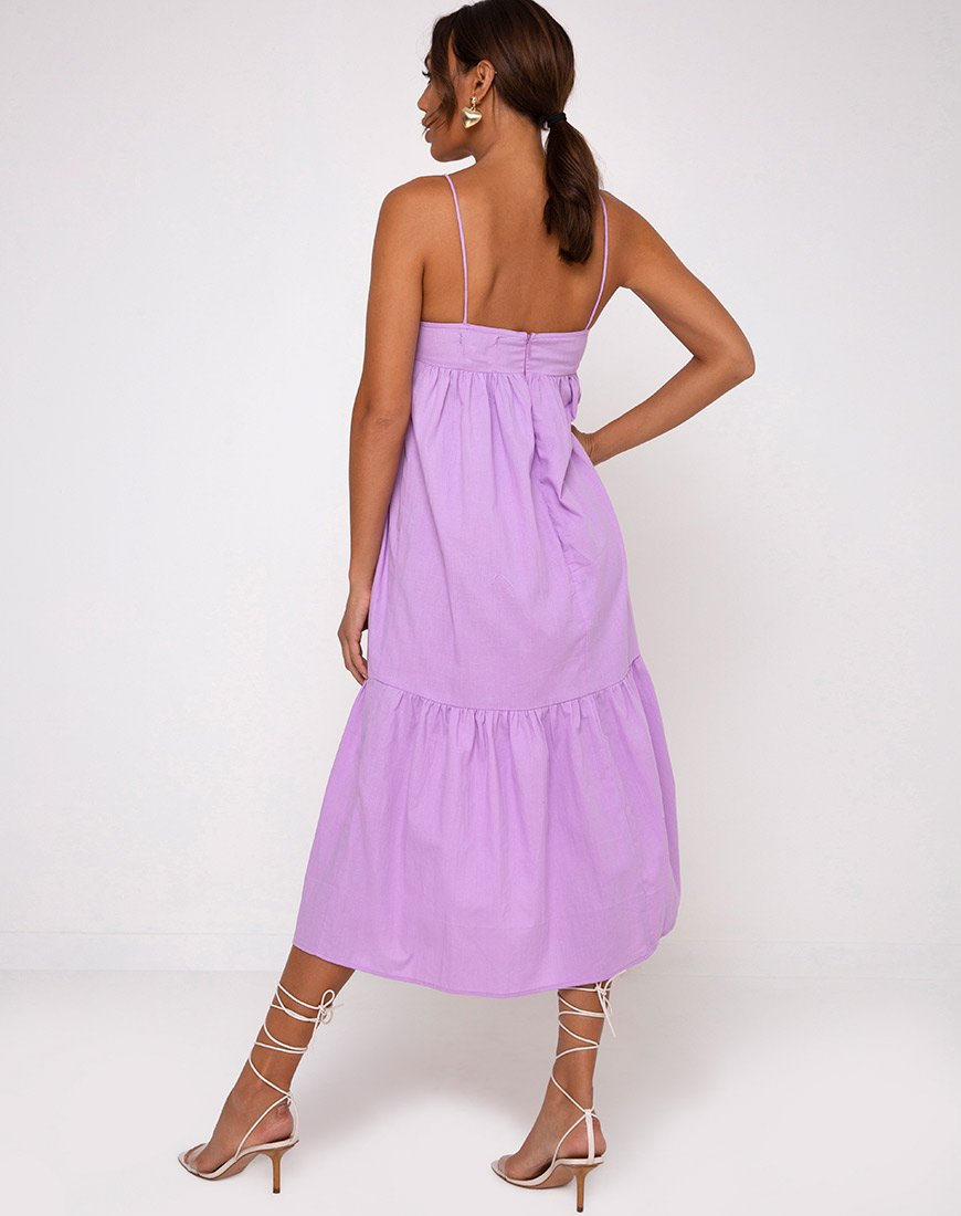 Image von Xier Midikleid in Flieder
