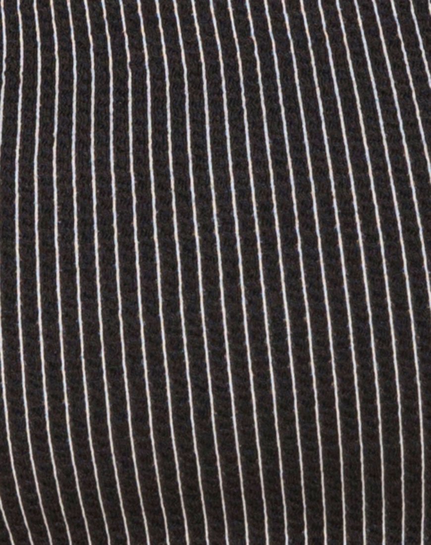 Image of Xin Cutout Badeanzug in Needle Point Schwarz