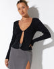 Bild von Xiur Cardi in Rib Black