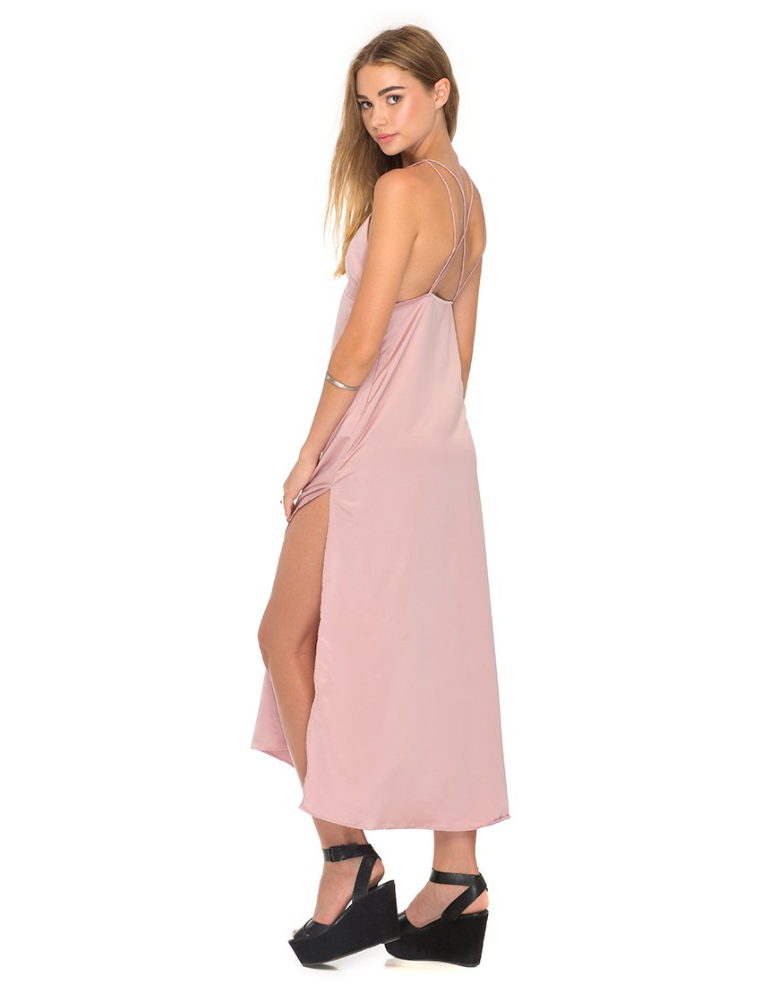 Xochi Maxikleid in Altrosa
