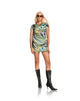 Bild von Freya Mini Dress in Warped Zebra Blue
