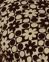 Patchwork Gänseblümchen Braun